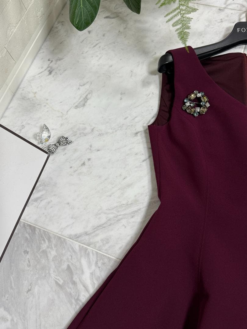 eric★FOXEY/フォクシーニューヨーク ドレス ベルフレア 38