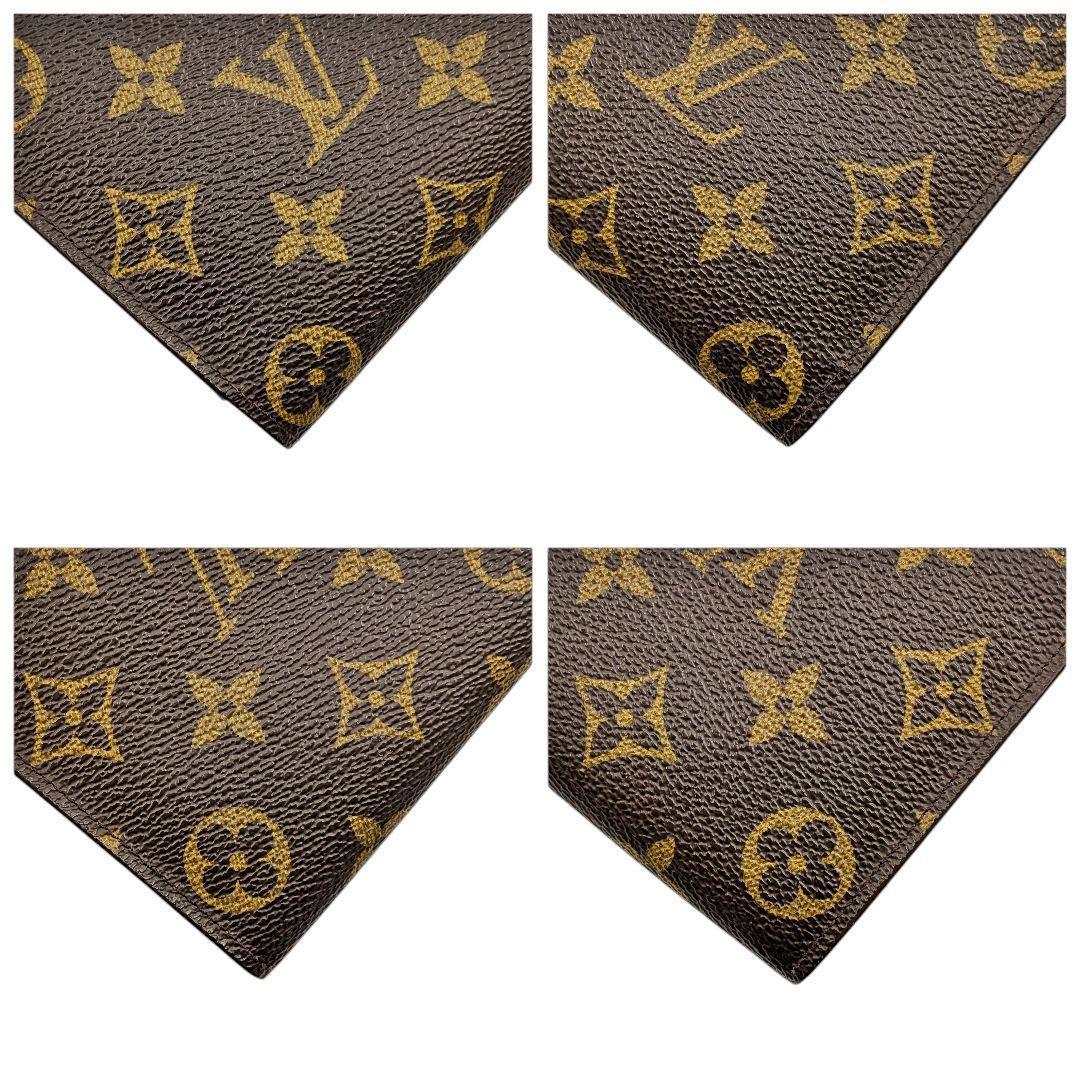 外観美 ルイヴィトン モノグラム ポシェット ポルトモネ クレディ 953