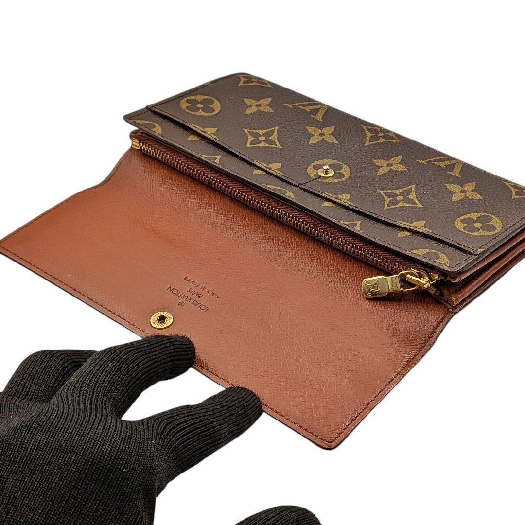 外観美 ルイヴィトン モノグラム ポシェット ポルトモネ クレディ 953