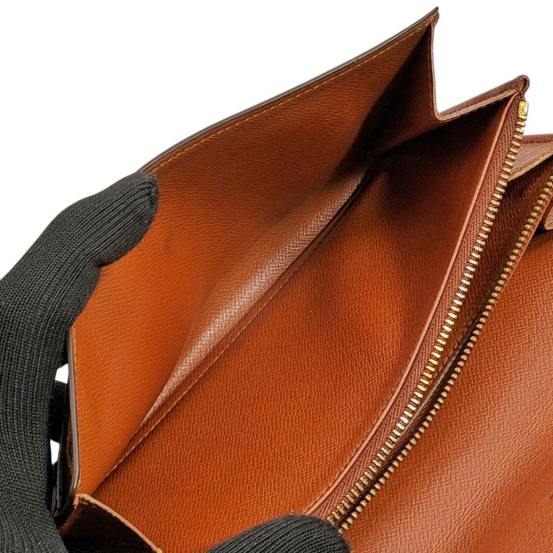 外観美 ルイヴィトン モノグラム ポシェット ポルトモネ クレディ 953