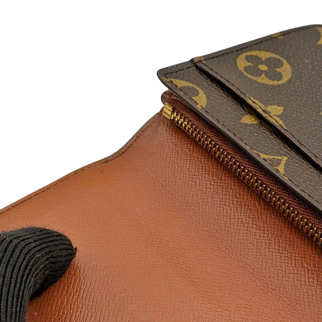 外観美 ルイヴィトン モノグラム ポシェット ポルトモネ クレディ 953