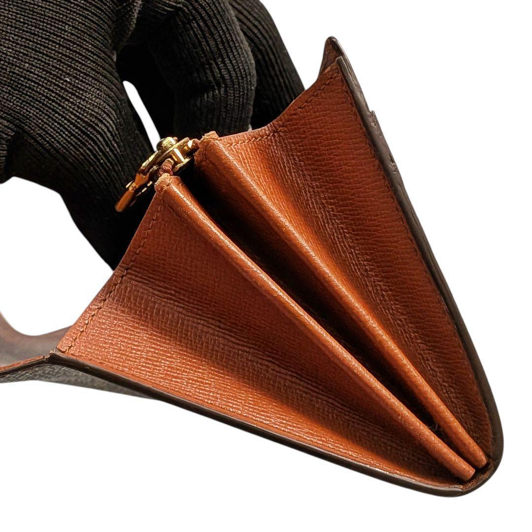 外観美 ルイヴィトン モノグラム ポシェット ポルトモネ クレディ 953