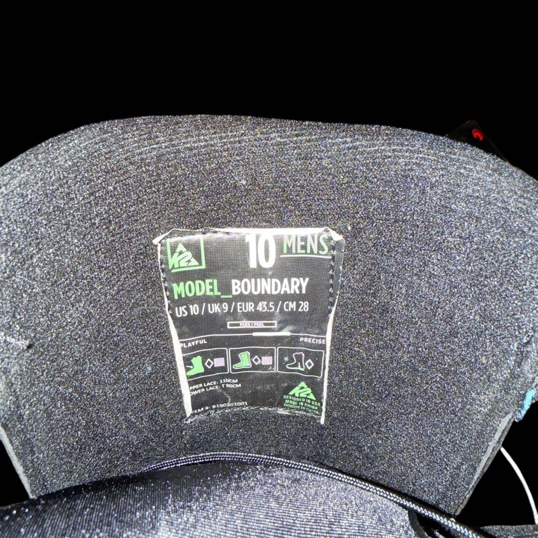 【美品】K2 Boundary スノーボードブーツ28㎝