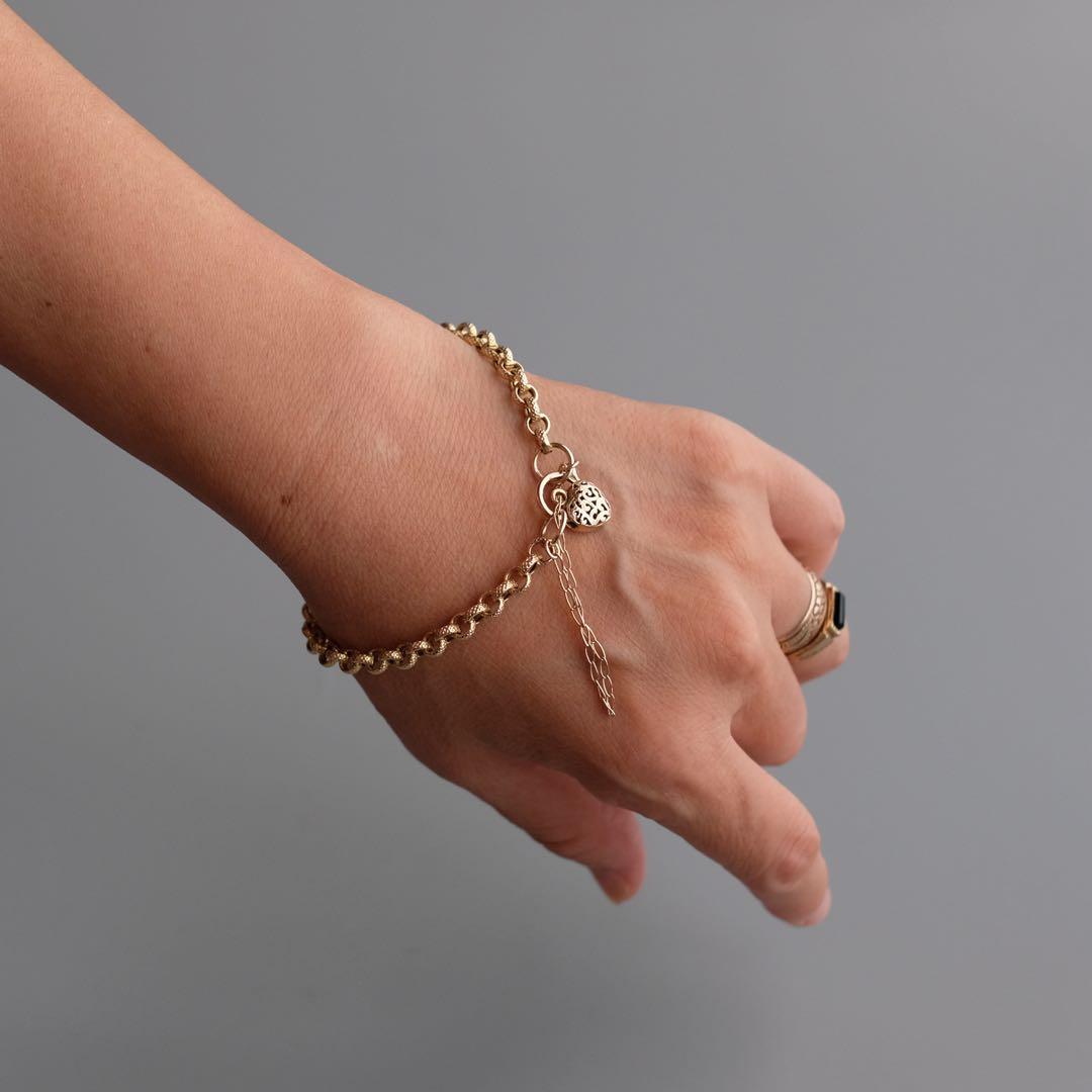 イギリス・バーミンガム1988年ヴィンテージ9Kゴールド ブレスレット專用