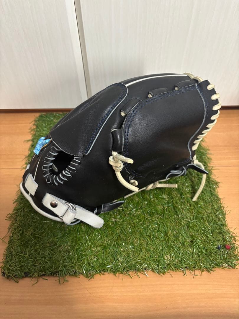 岸モデル　ミズノプロ ダイバーシティブルー　投手　ファーストバック　オーダー