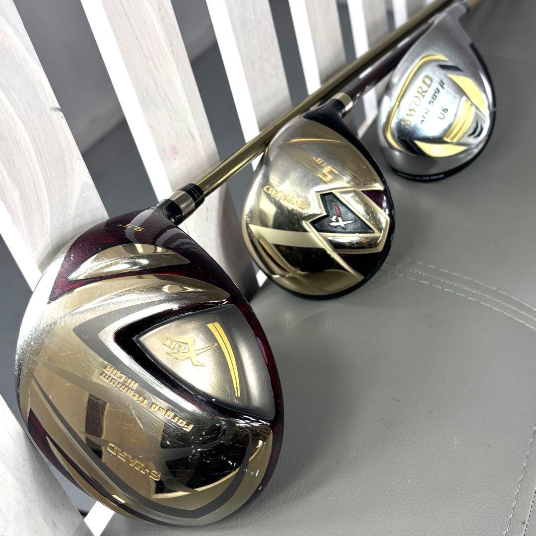 本格派 メンズゴルフクラブ 11本 フルセット ゴルフセット お試しセット