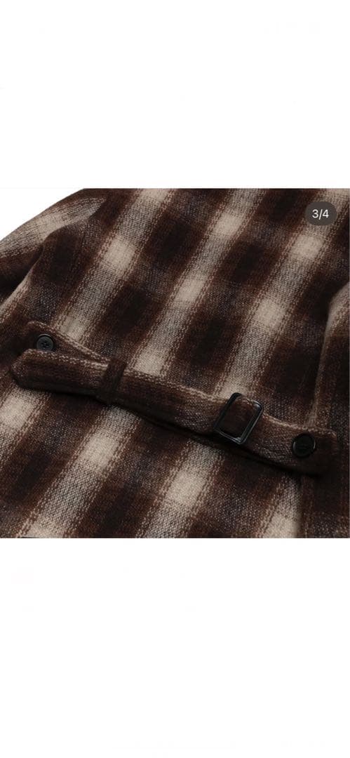 SUBCULTURE OMBRECHECK P-COAT / BROWNサイズ1