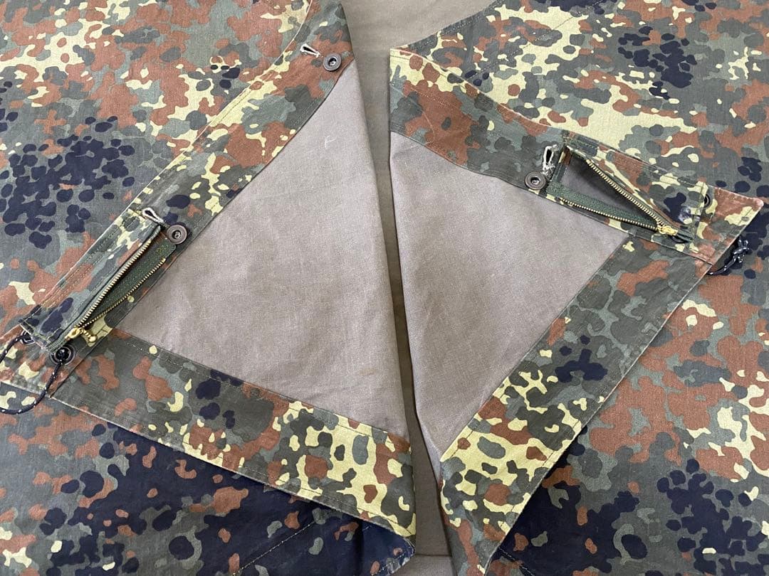 【特別仕様】ドイツ軍幕フレックターンカモ パップテント&専用フレームポール