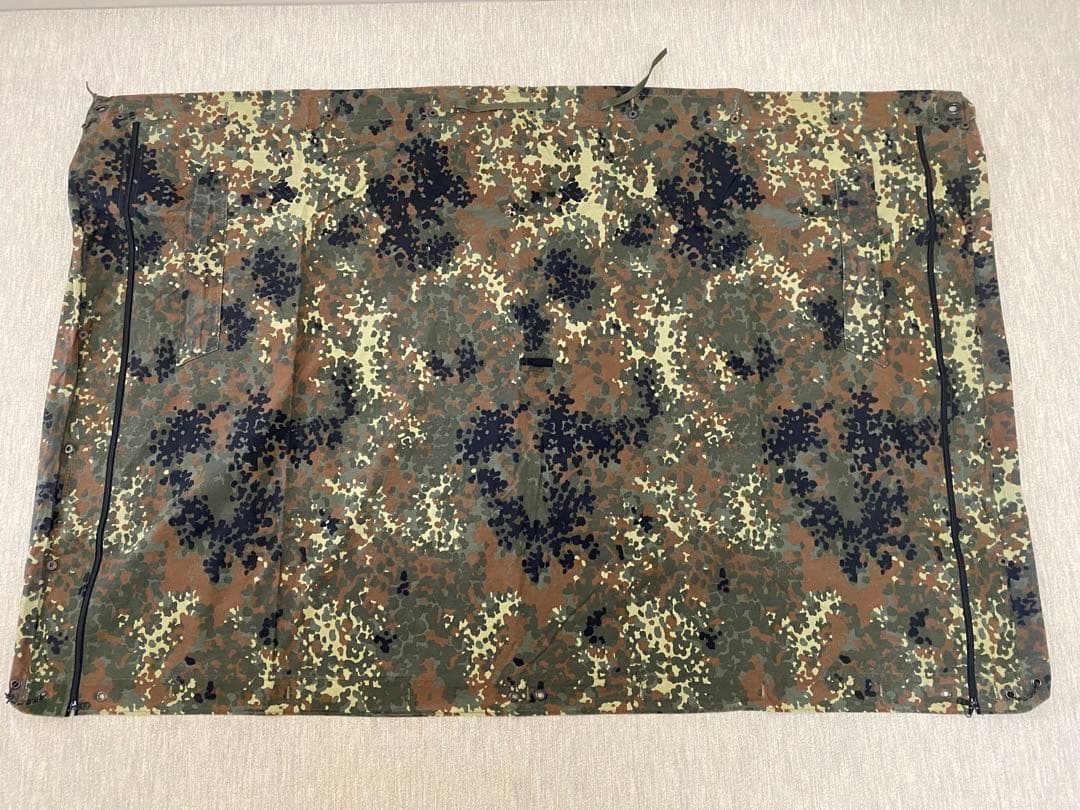 【特別仕様】ドイツ軍幕フレックターンカモ パップテント&専用フレームポール