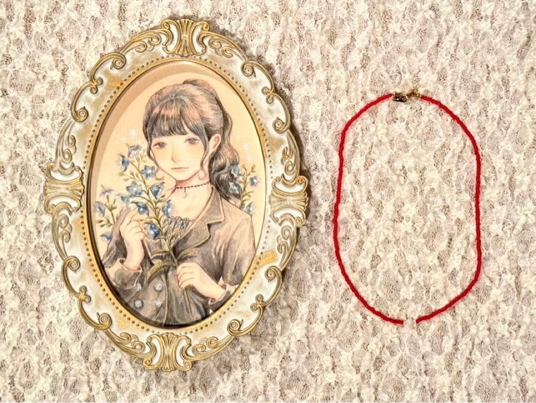 ※ 京花 ※ 似顔絵オーダー作品・ビーズネックレス
