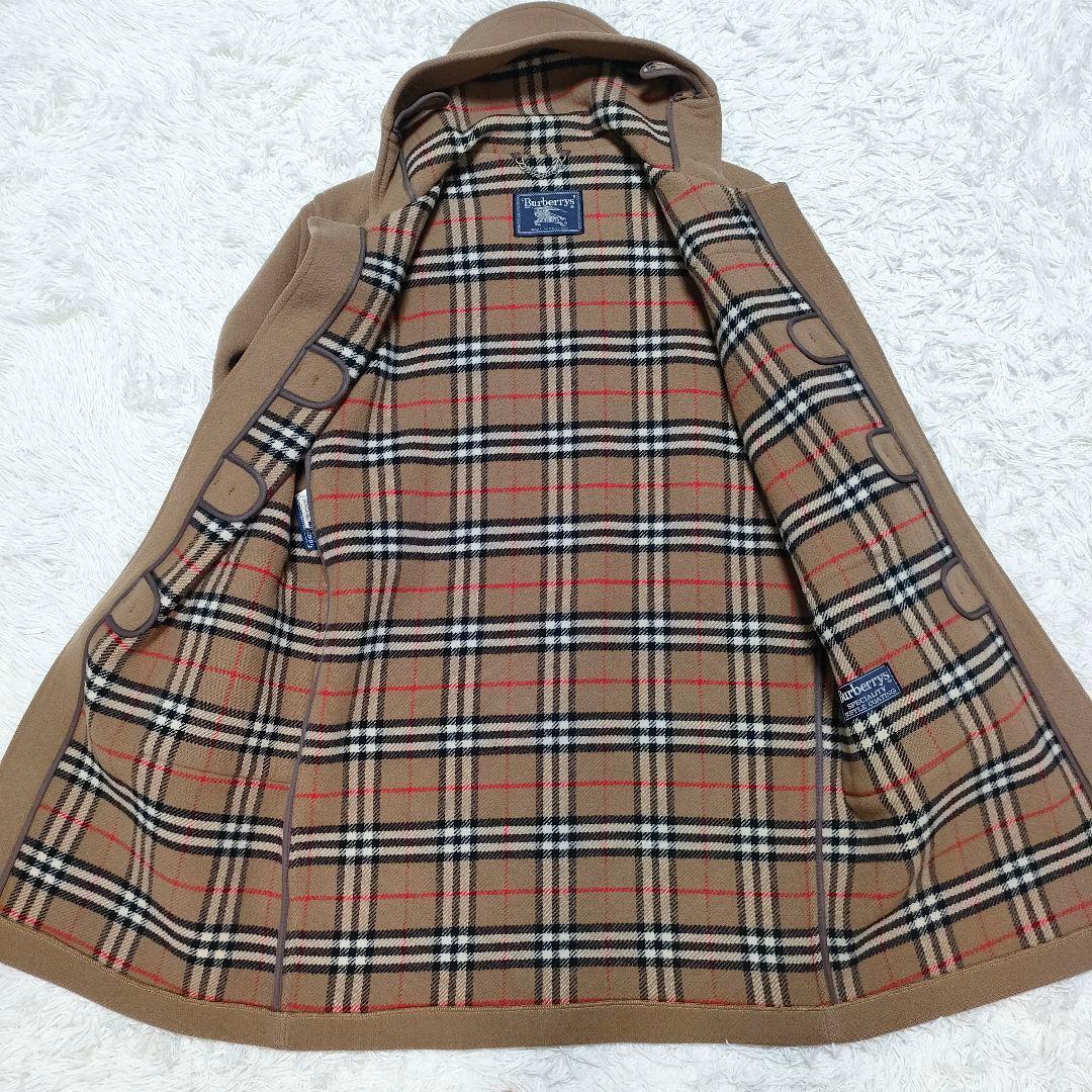 Burberrys バーバリーズ　ダッフルコート　フード　ノバチェック　メンズ