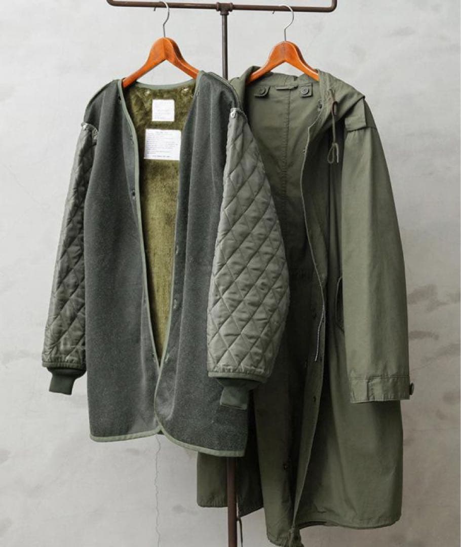 【ゆか】HOUSTON米軍 M-51パーカモッズコート青島コート5409