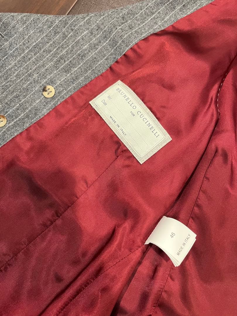 ブルネロクチネリ 46 ダブルジレ ベスト BRUNELLO CUCINELLI - メルカリ