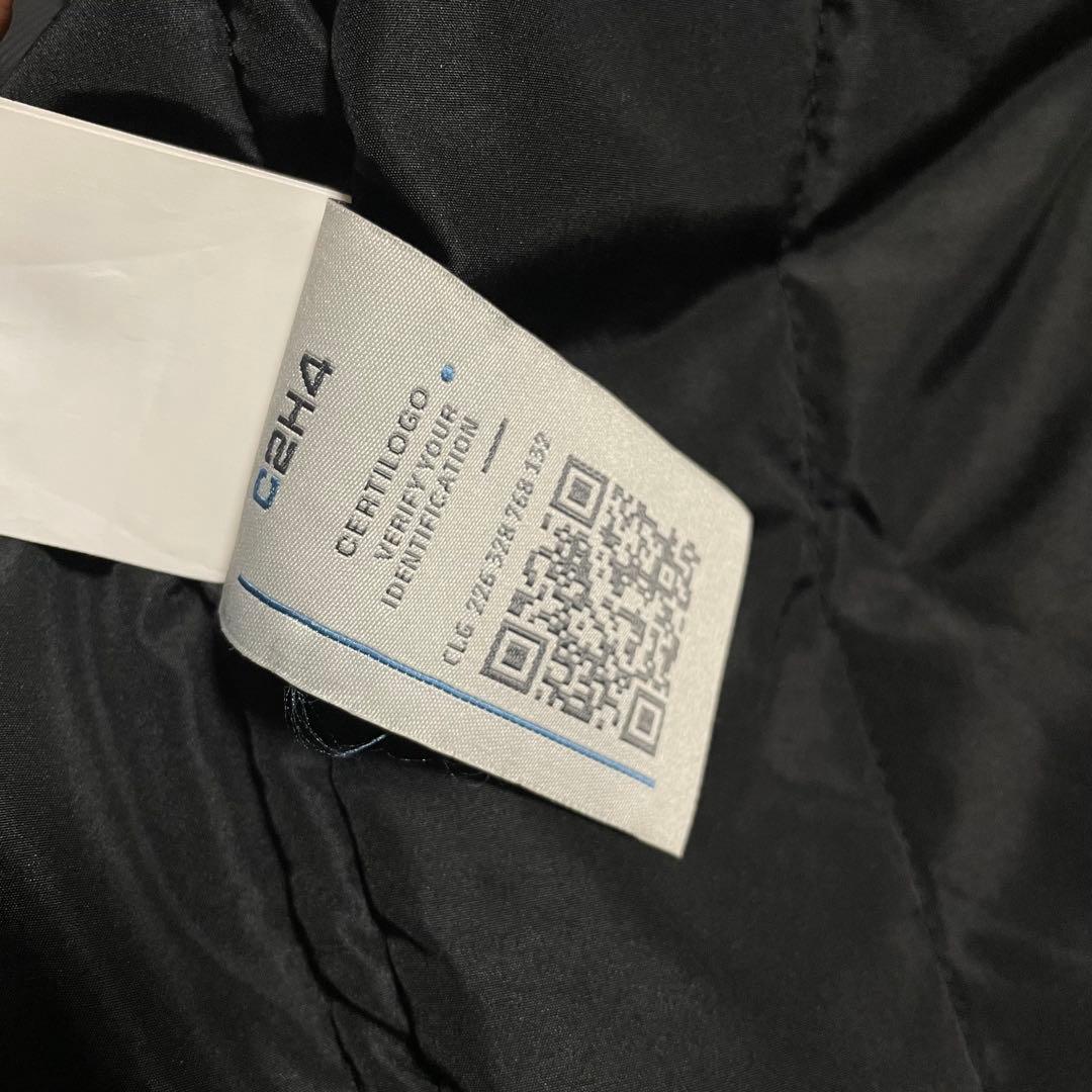 最終価格 希少 超美品■C2H4■異素材 切替 パフ デザインコート 黒