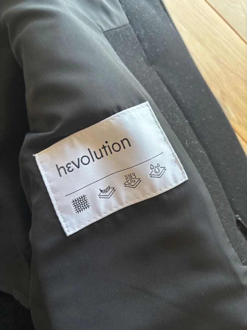 ※たか2　未使用　ウールダッフルコート MONOPOLI ブラック50