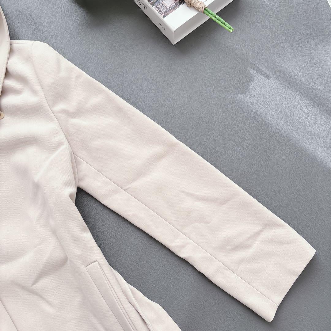 ANAYI ダブルクロス素材フードロングコート ベルテッド 現行タグ