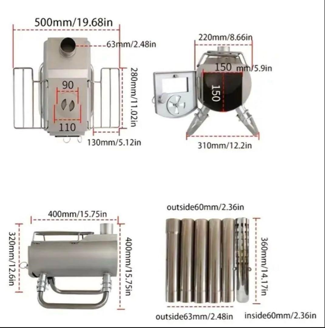Gストーブタイプ　薪ストーブ