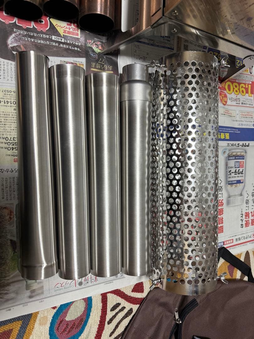 solotour 薪ストーブ　煙突ガード、ブラシ、ストーブファン、バッグ　セット