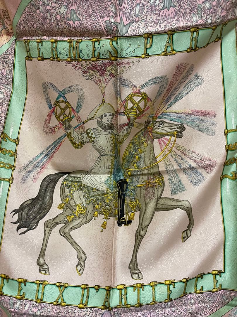 あきぐり　　エルメス　スカーフ