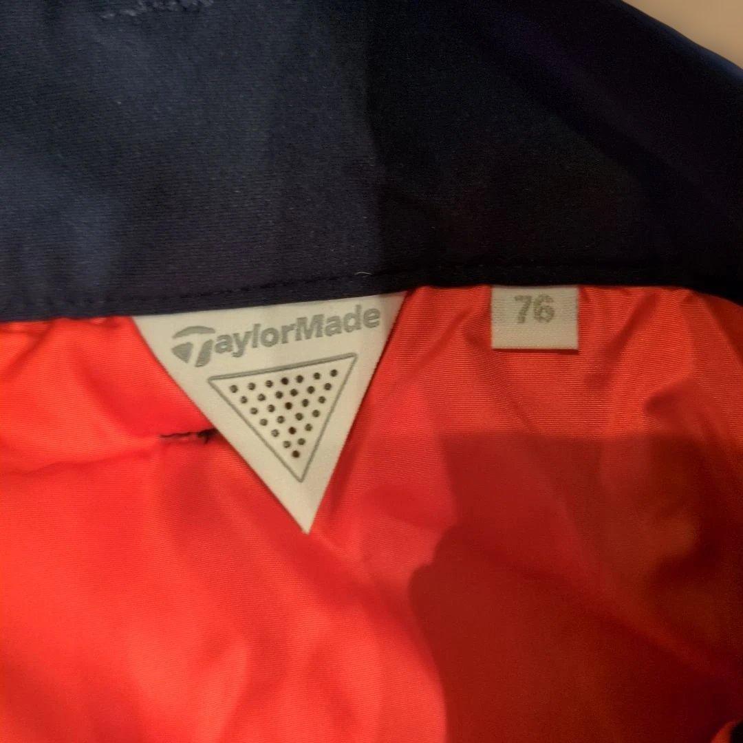 テーラーメイドゴルフ中綿入りネイビー ストレートレッグ パンツ76