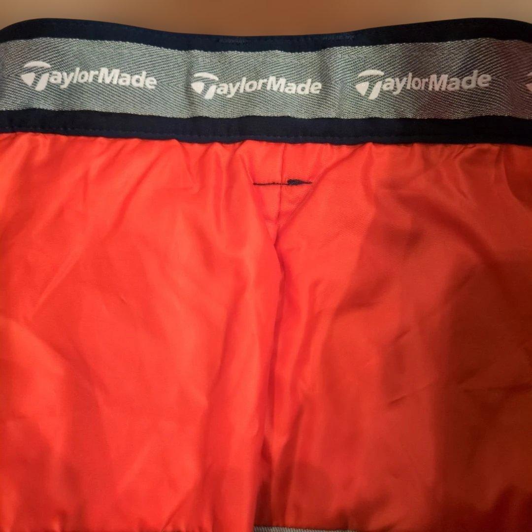 テーラーメイドゴルフ中綿入りネイビー ストレートレッグ パンツ76