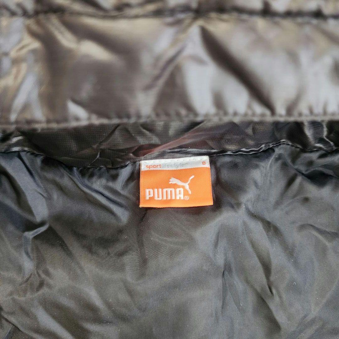 PUMA ロングダウンコート 黒　ベンチコートダウン９０%