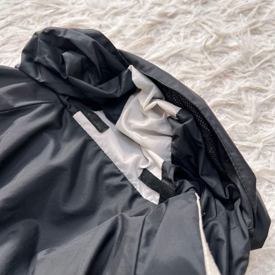 00s adidas レアルマドリード　ナイロンジャケット　短丈　ドローコードL