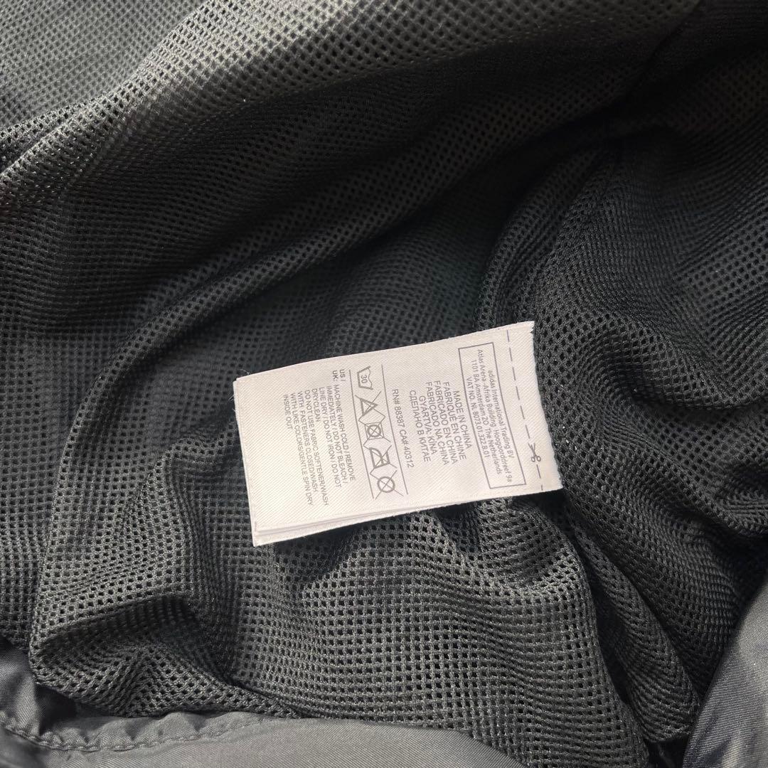 00s adidas レアルマドリード　ナイロンジャケット　短丈　ドローコードL