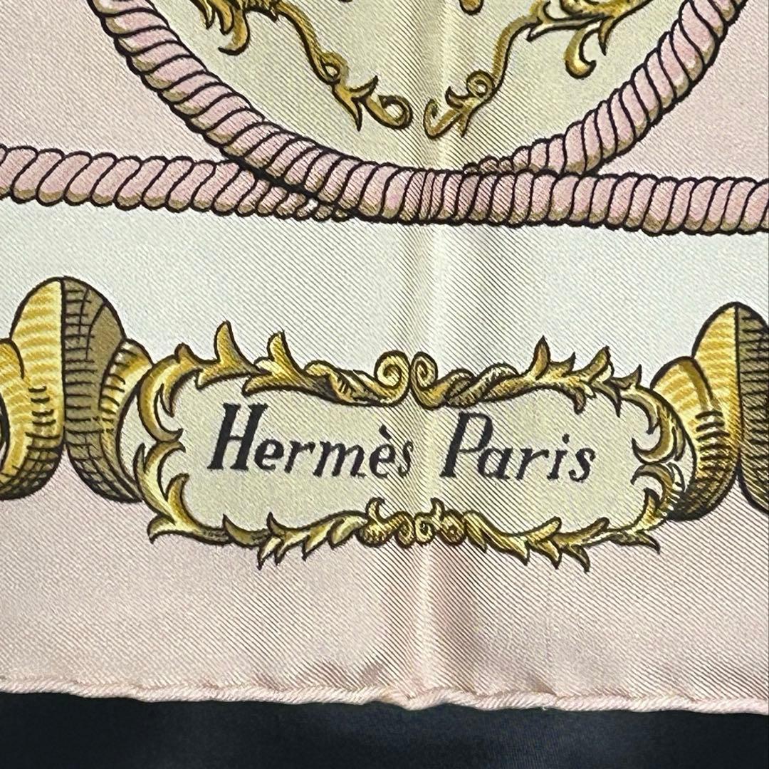 HERMES／カレ90 LVDOVICVS MAGNVS スカーフ　冊子付き