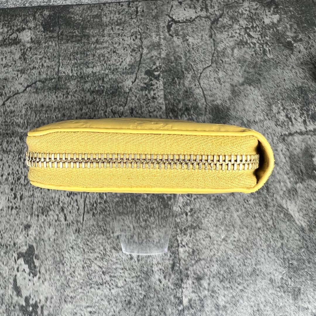 GUCCI グッチシマ レザー ラウンドファスナー 長財布