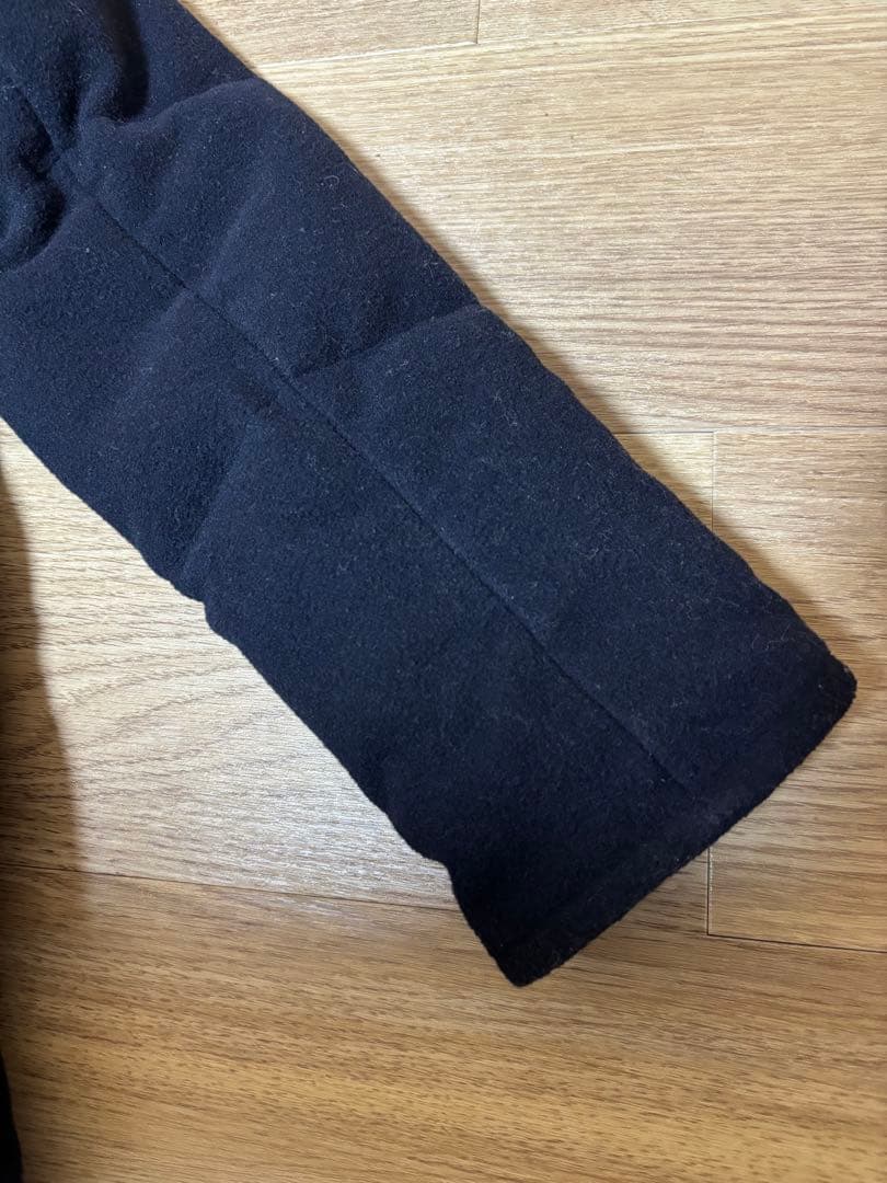 ダントン　ビームス　コラボ　別注　ウールモッサダウンジャケット　ネイビー　40