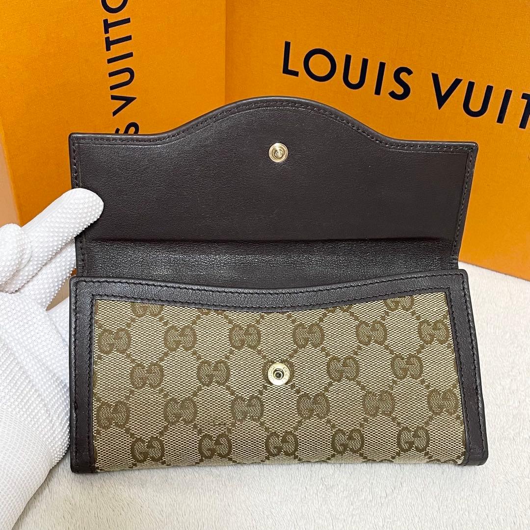 グッチ キャンバス GG インターロッキング 長財布