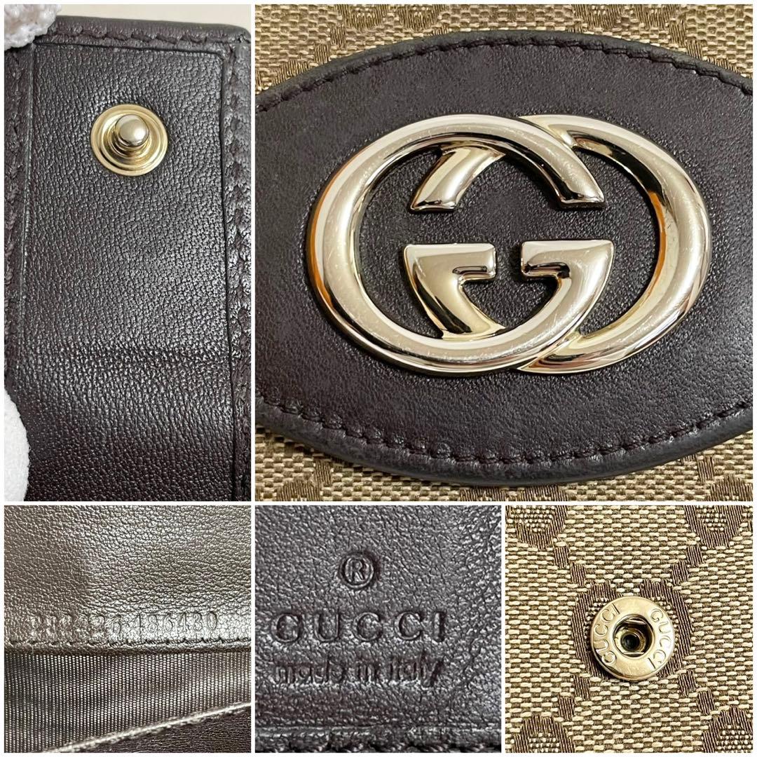 グッチ キャンバス GG インターロッキング 長財布