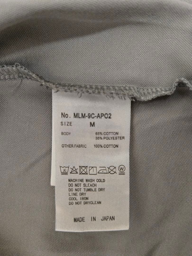 MARK&LONA 半袖ポロシャツ Mサイズ グレー カモフラ 迷彩