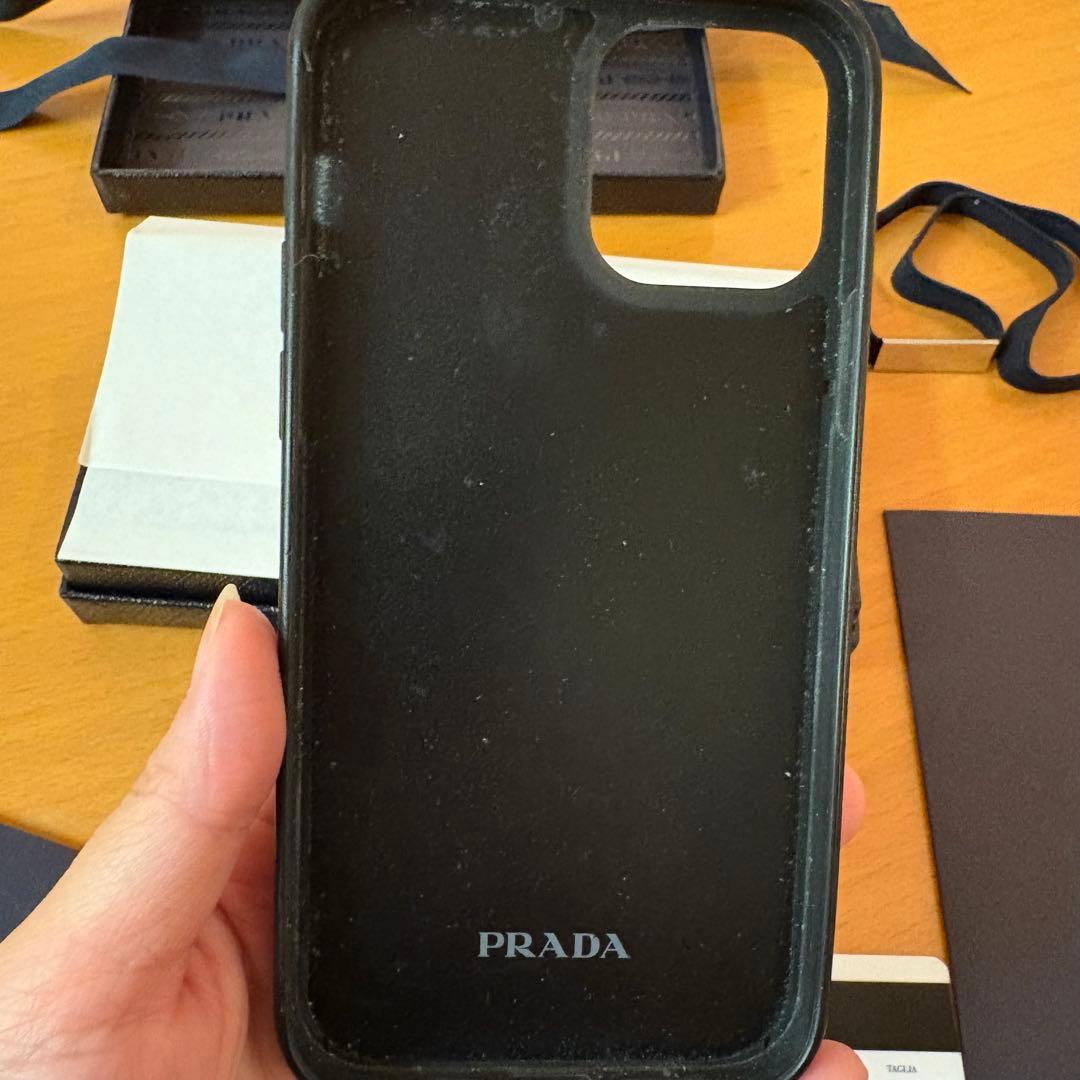 【正規品】PRADA iPhone12用ケース ブラック