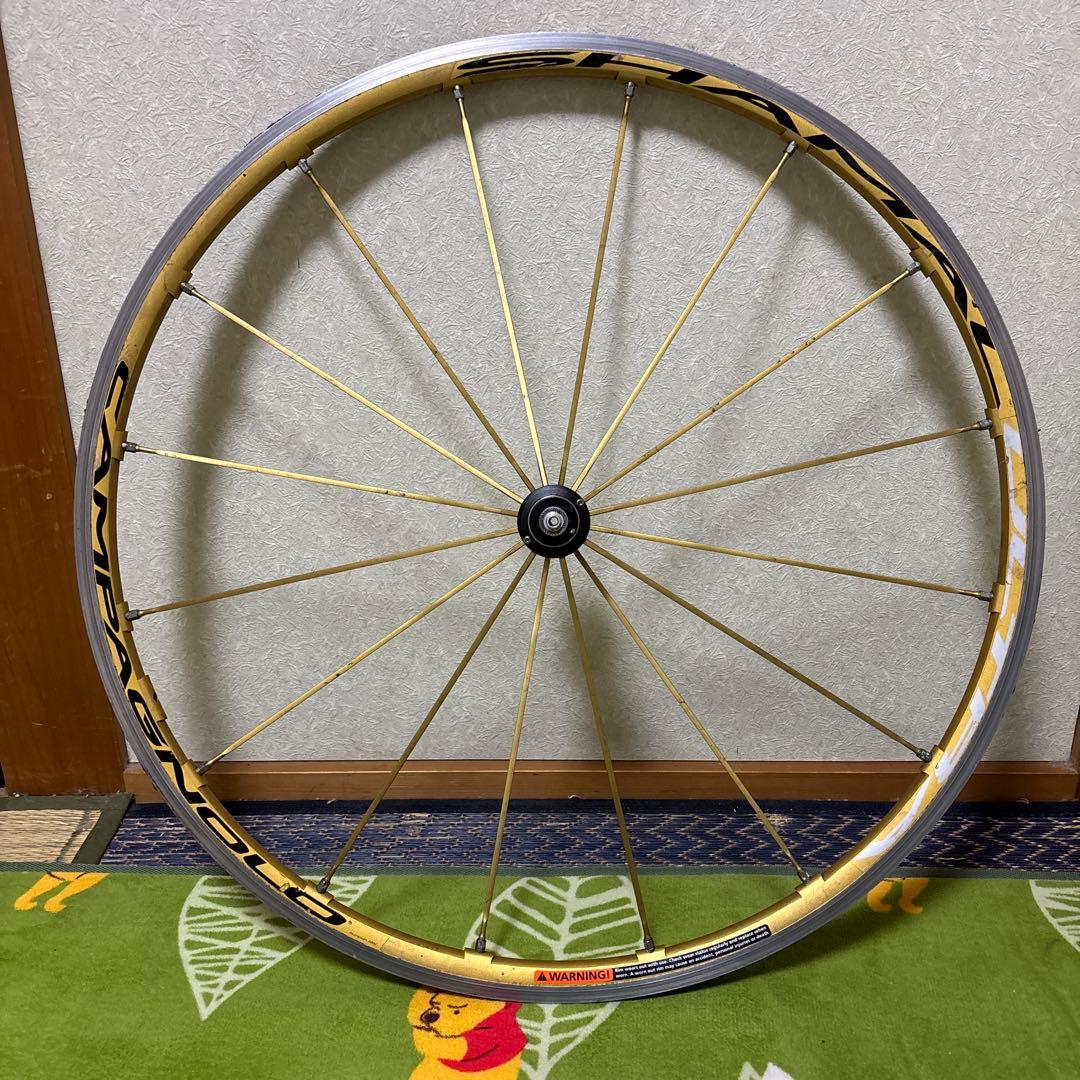 即配送可！！ カンパニョーロゴールドシャマル　シマノフリー　チューブラー