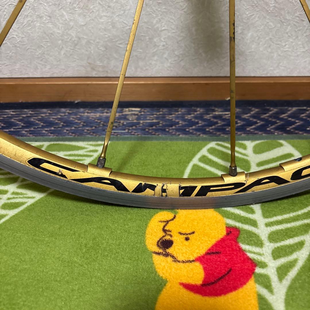 即配送可！！ カンパニョーロゴールドシャマル　シマノフリー　チューブラー