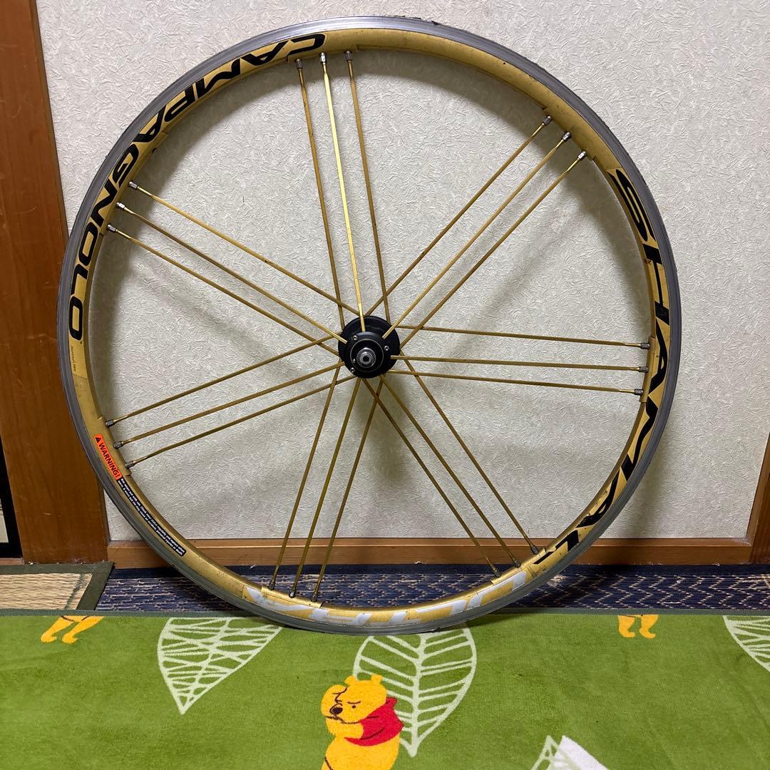 即配送可！！ カンパニョーロゴールドシャマル　シマノフリー　チューブラー