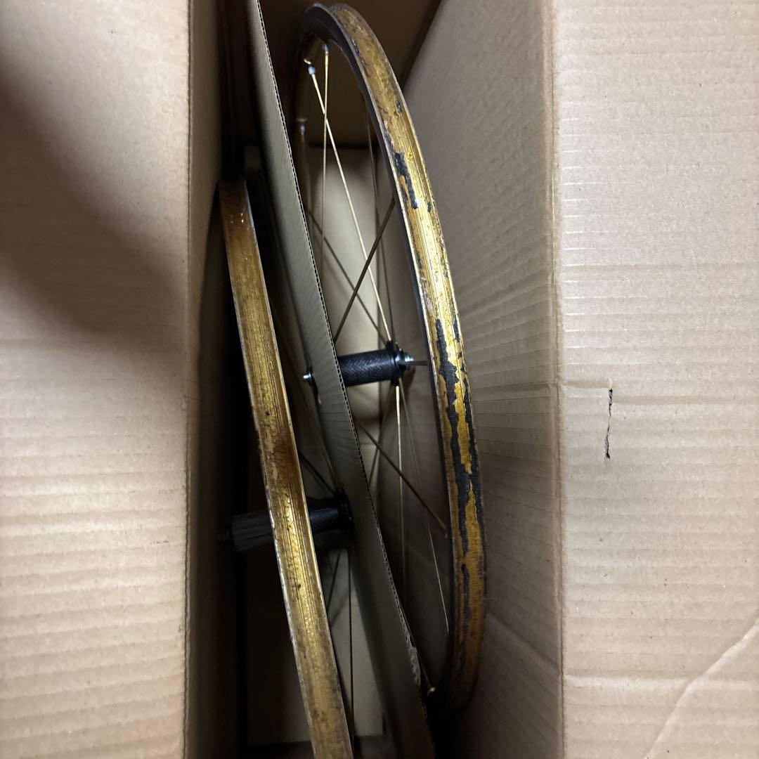 即配送可！！ カンパニョーロゴールドシャマル　シマノフリー　チューブラー