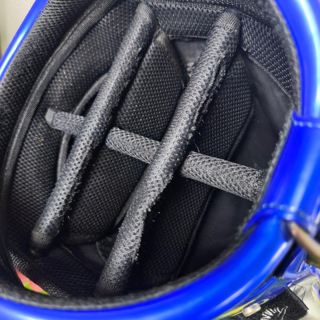 AKIRA 3点式 キャディーバッグ レア エナメル ブルー