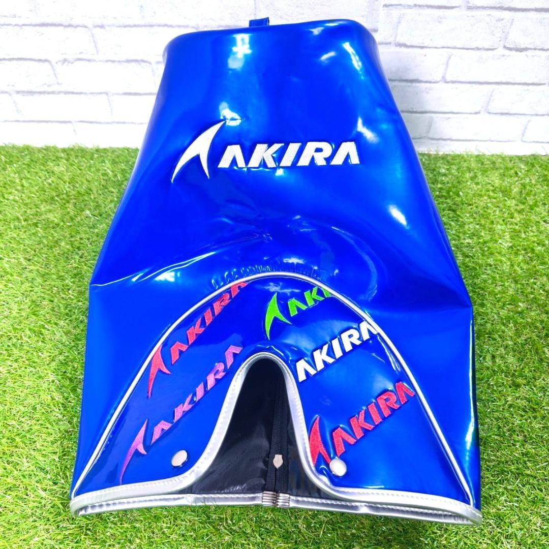 AKIRA 3点式 キャディーバッグ レア エナメル ブルー