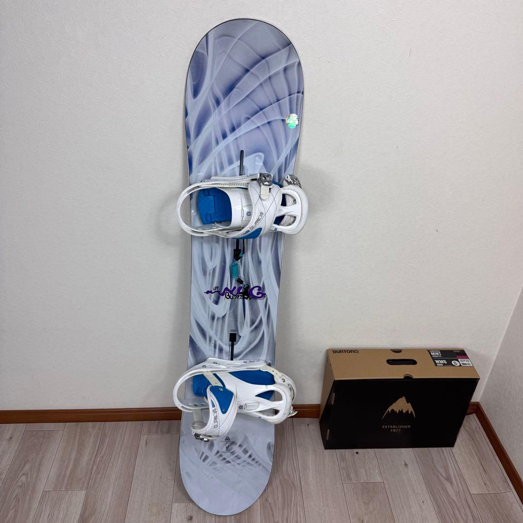 BURTON スノーボード 134cm ブーツ 23.5cm 三点セット