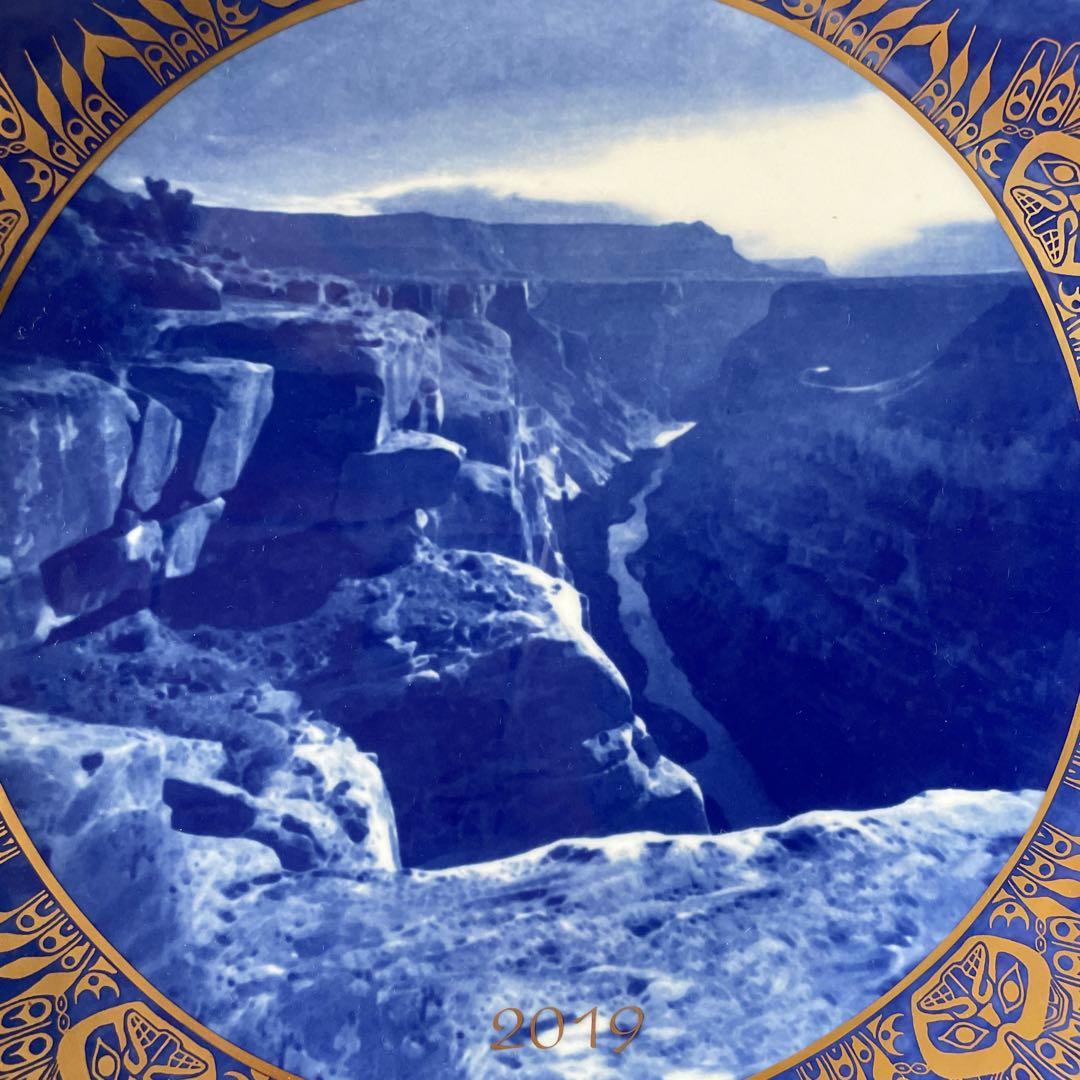 ＊２０１９年世界自然遺産＊Grand Canyon＊額装４６cm・Meissen