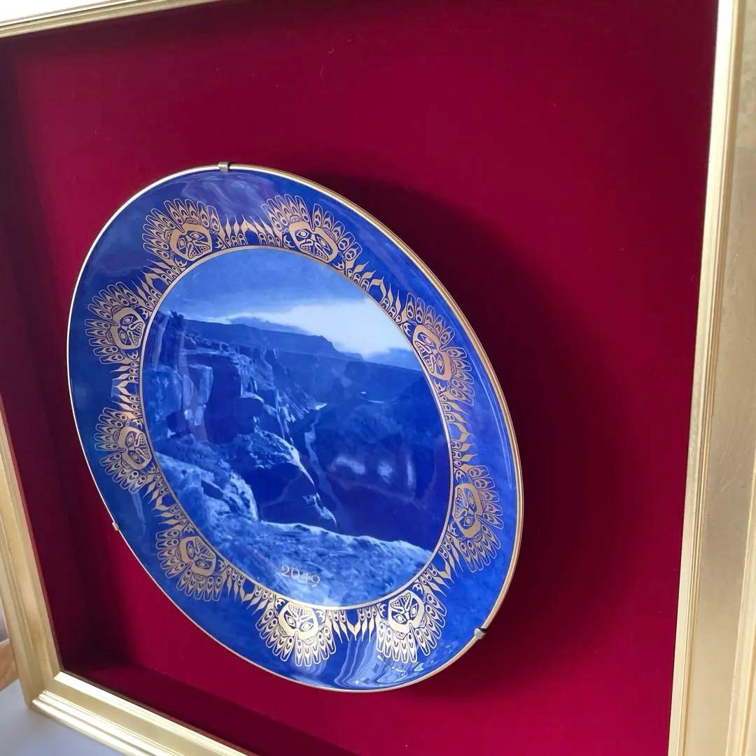 ＊２０１９年世界自然遺産＊Grand Canyon＊額装４６cm・Meissen