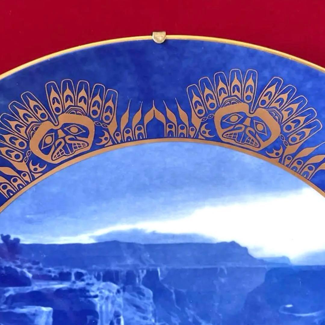 ＊２０１９年世界自然遺産＊Grand Canyon＊額装４６cm・Meissen