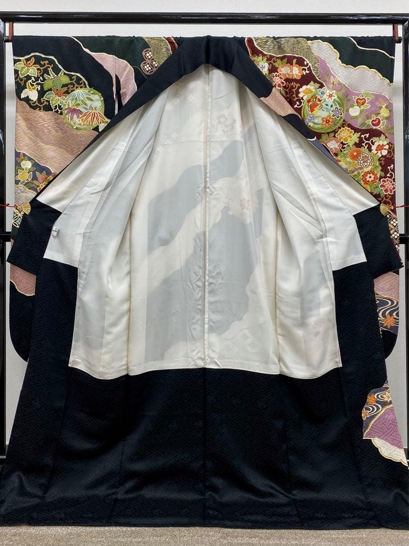 振袖 豪華 金駒 金彩 紋意匠 身丈177cm 撥水加工済 トールサイズ