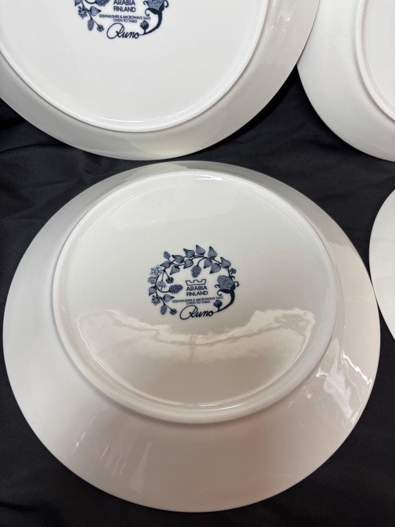 廃盤品　アラビア　四季　プレート　4枚セット 25.5cm バラ売り不可