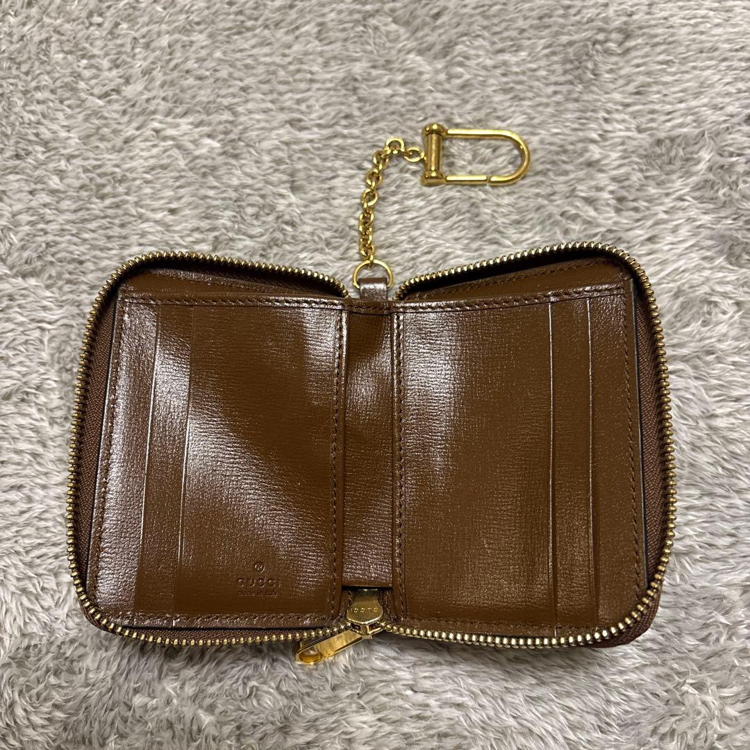 GUCCI キーケース ベージュ/ブラウン