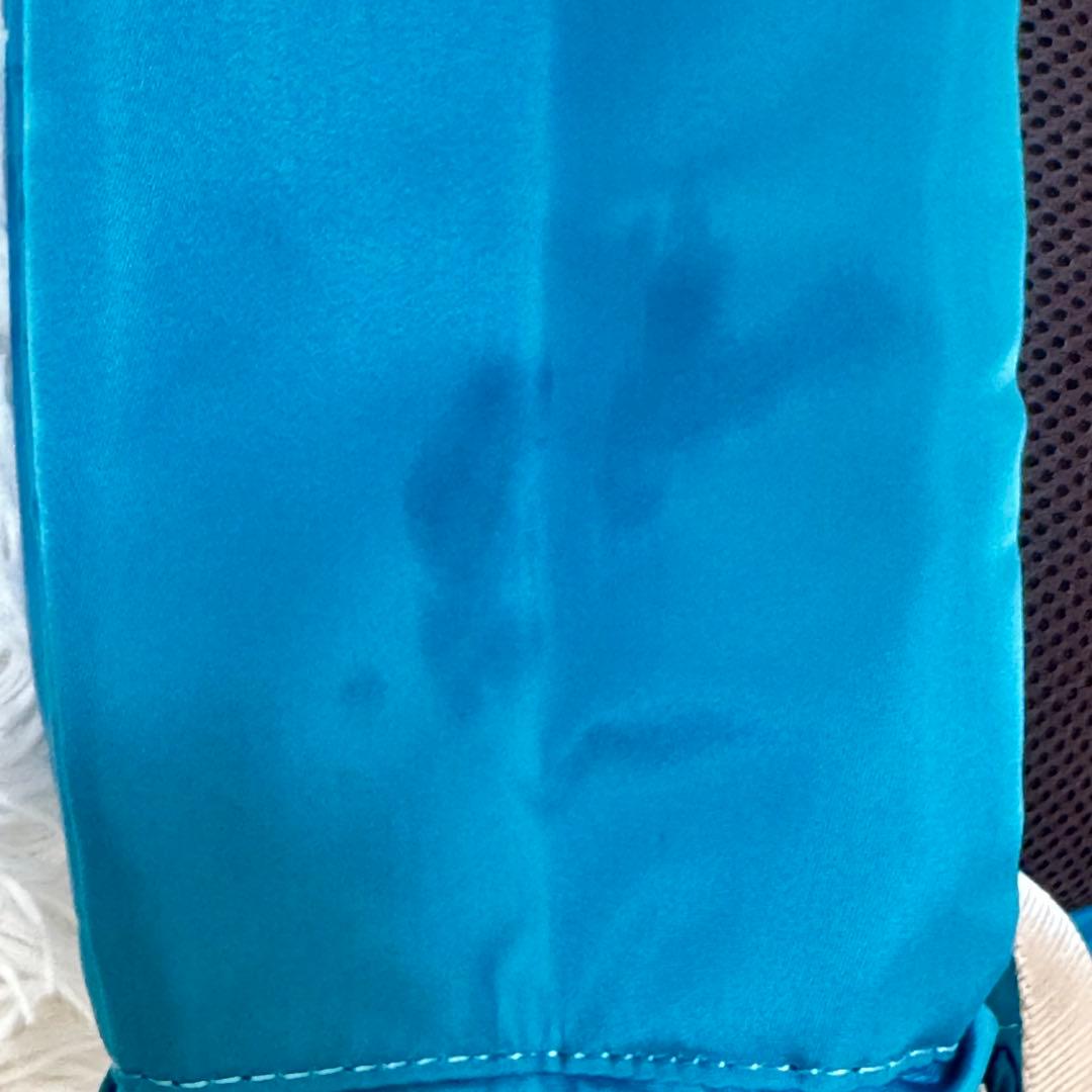 希少　美品　キタムラ　マニマニ　リュック　コラボ　ナイロン　レザー　ターコイズ