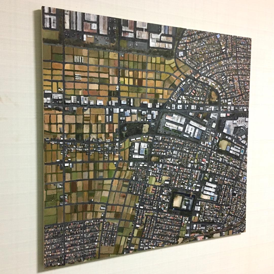 オリジナル絵画作品《Satellite Imagery No. 24》